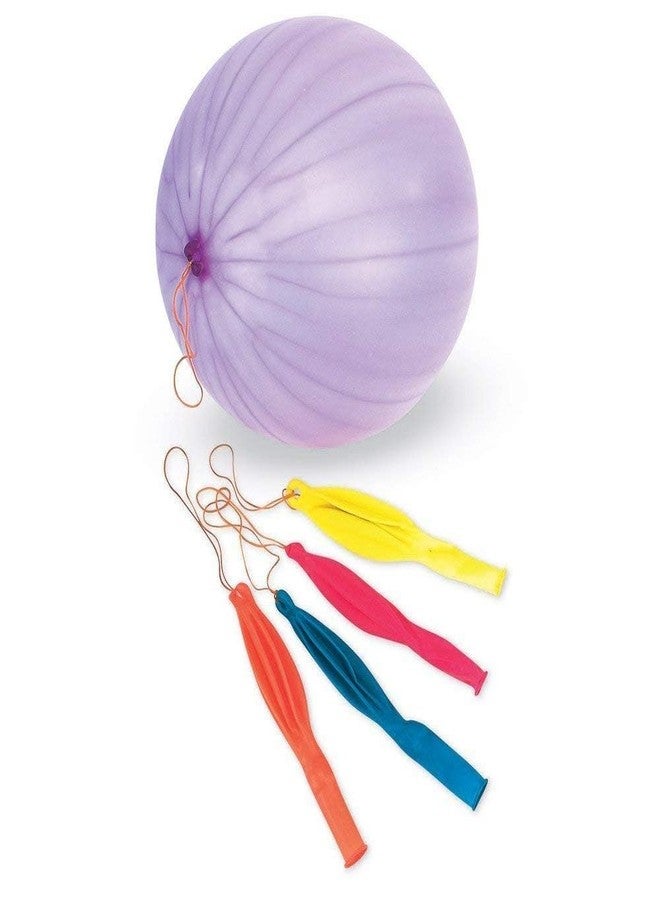 Islmlisa Fun-Filled Balloons Neon Punch Balls with Rubber Band Handle(12Piece 18")-Assorted Colors - Image 3